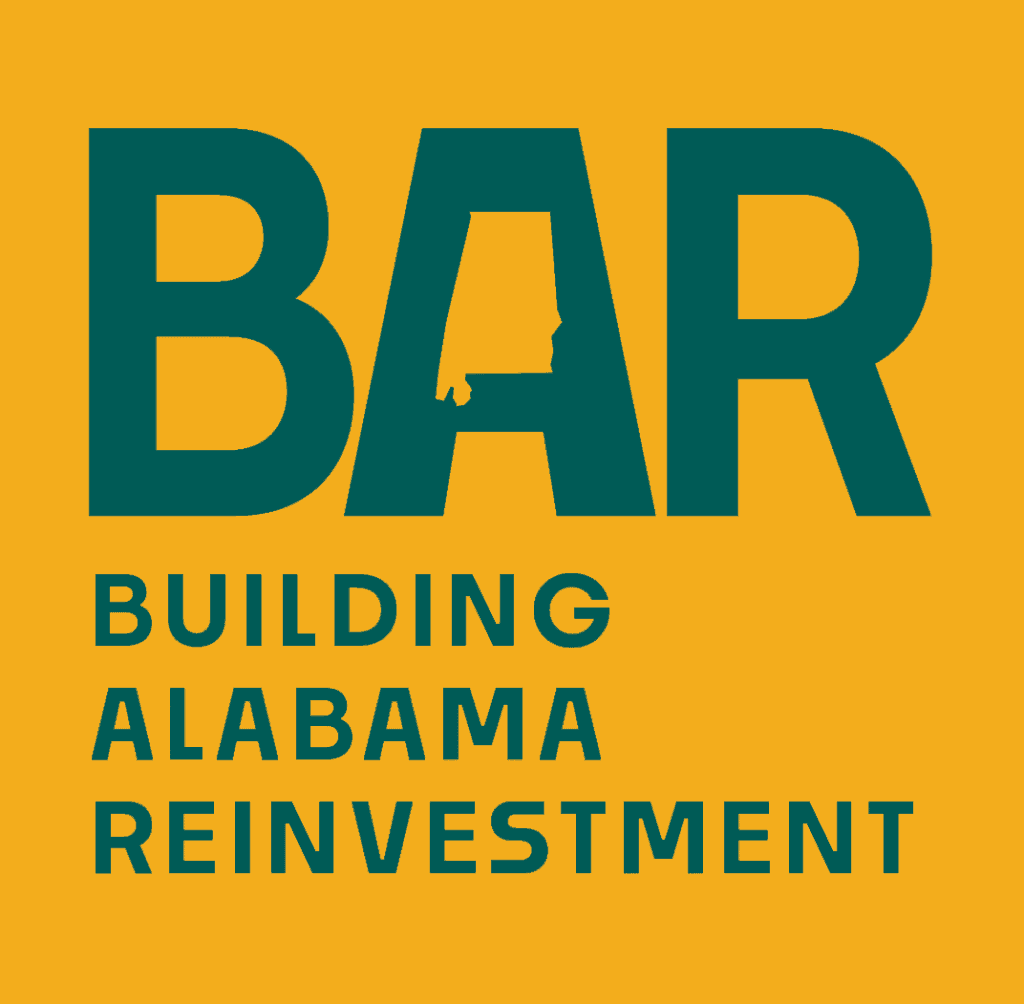 BUILDING ALABAMA REINVESTMENT logo