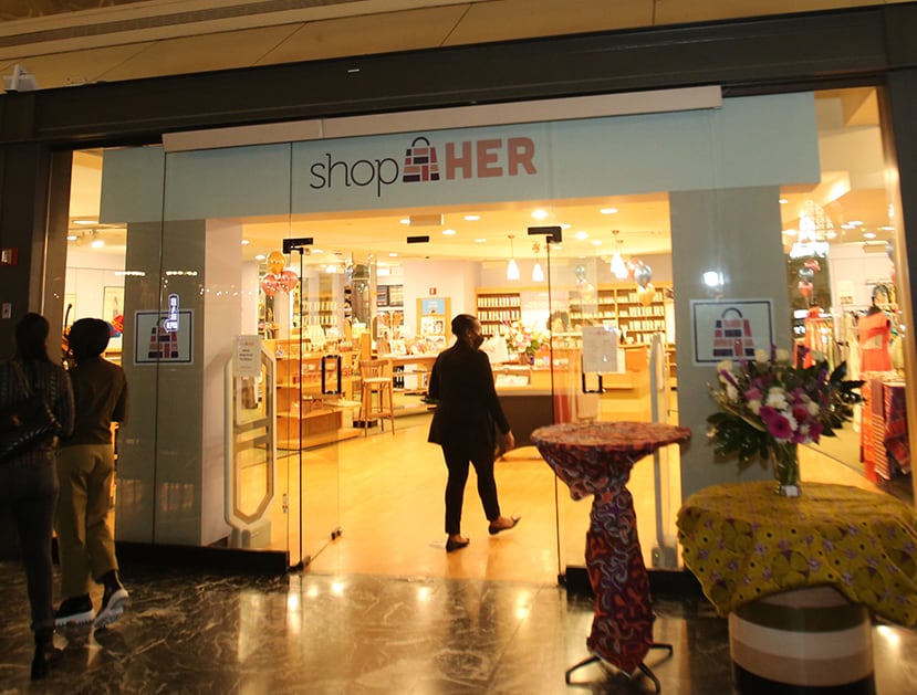 ShopHer store entrance