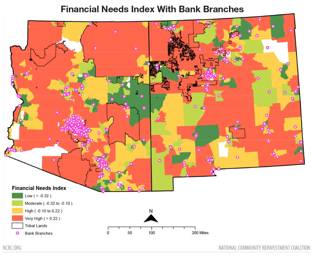 Financial Needs Index With Bank Branches